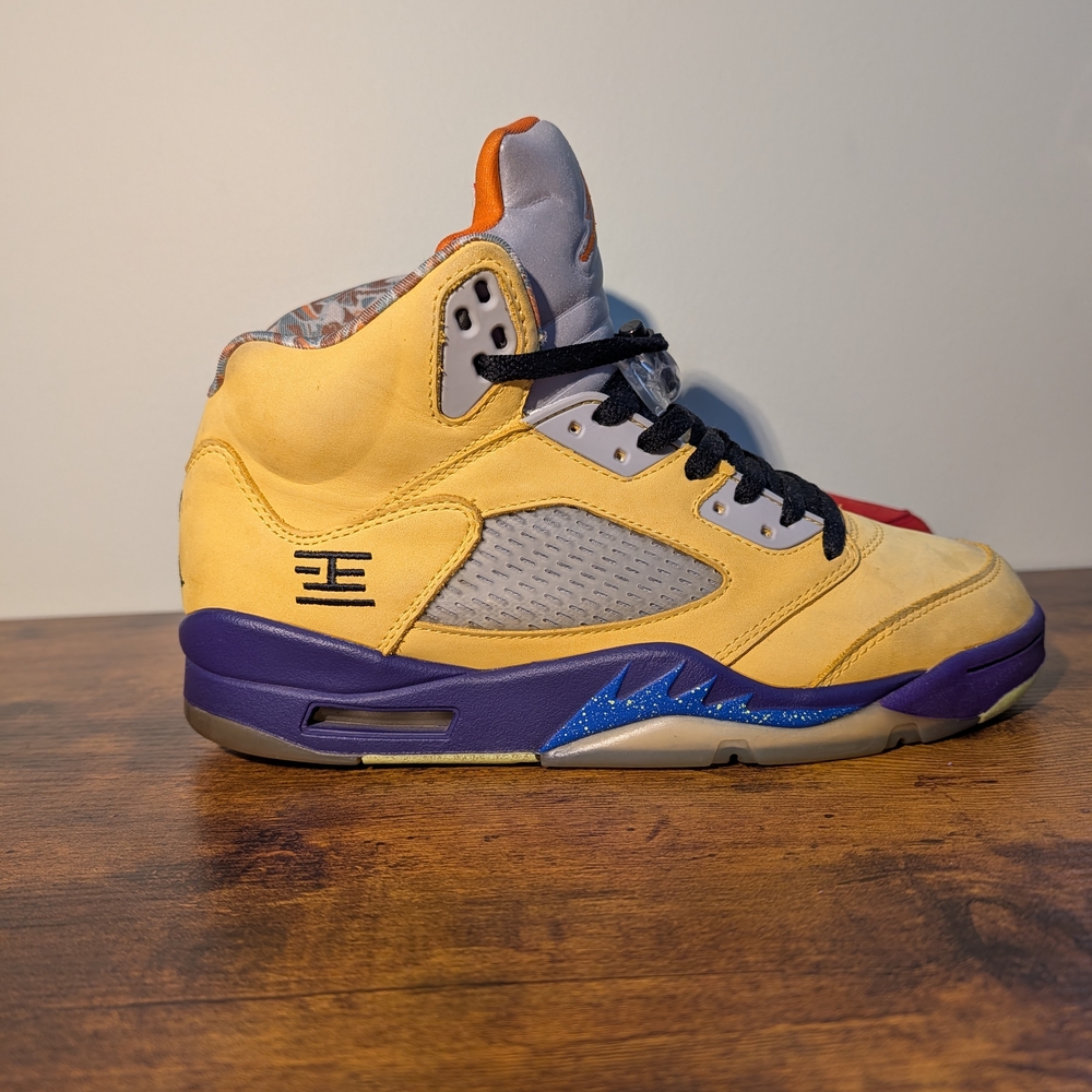 Air Jordan 5 Retro SE "What The" - CZ5725-700 - Men's Size 9 - Picture 4 of 8